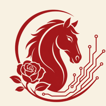 ITX Derby horse and rose emblem